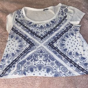 Express Crop Top W/ Different Designs & Textures